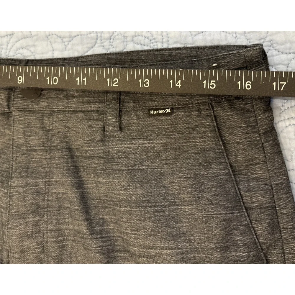 Hurley H2O-Dri Breathe Mens Size 32 Hybrid Walk Shorts Gray 21